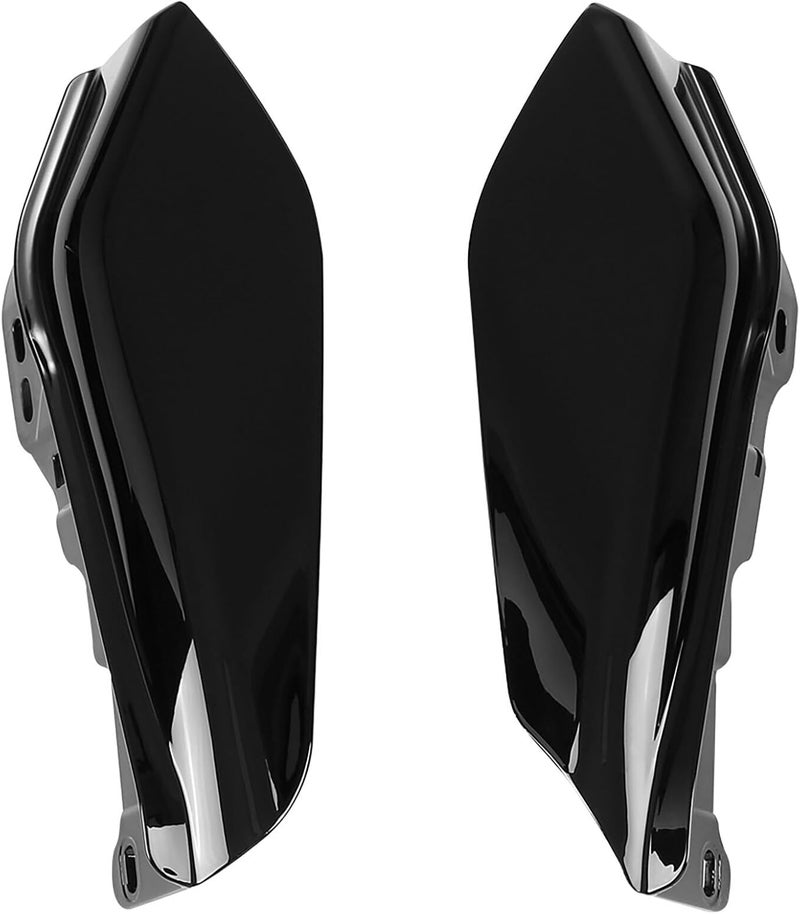 HR3 Vivid Black Mid Frame Air Deflectors Heat Shield Compatible with 2015-2023 FLTRX/S FLTRXST FLTRK FLTRU FLHX/S FLHXST FLHTK/L FLHT/CU 2023 FLHRXS (Style #2) - Image 4